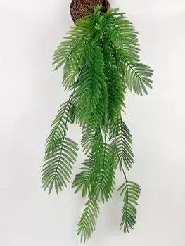 1,2 м искусственное висячее зеленое растение, поддельное висячее растение, зеленая персидская трава, искусственные растения для дома, комнаты, стены, сада, патио, свадьба, домашний декор на открытом воздухе зелёный