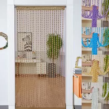 1*2 м занавеска с кисточками для отеля, занавеска-фонарь, занавеска с кисточкой для дома, 3*3 м 1x2m белый