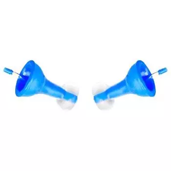 1/2 Pairs Inflatable Earplugs Noise Reducing Hearing Protection Earplugs Waterproof Silicone Concerts Work Study Sleeping Silent Earplugs 1 Pair синий
