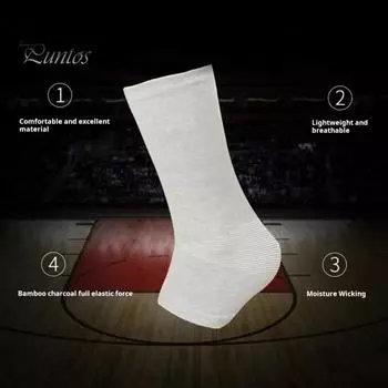 1/2 пары бамбуковых носков для ног, компрессионные носки для снятия боли в ногах, облегчения давления, легкие защитные муфты для ног 1Pair