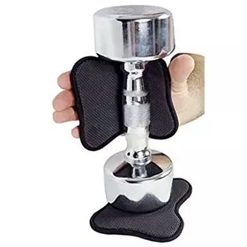 1/2 пары фитнес-спорта гантели рукоятки накладки противоскользящие тяжелоатлетические защитные накладки тренировки фитнес спорт защита рук оборудование