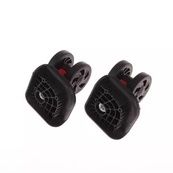 1/2 пары Колесо для чемодана, колесо для багажа, набор для ремонта чемодана, износостойкое, вращающееся на 360 градусов, сменное, съемное 1pair