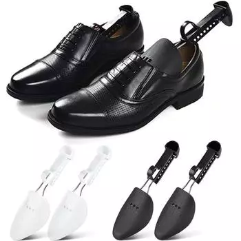 1/2 пары регулируемых пластиковых растяжителей для обуви, предотвращающих образование складок, сохраняющих форму обуви, женские распорки для обуви L белый