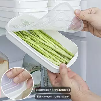 1/2 шт. более четкая коробка с запирающейся крышкой, герметичная, герметичная, без запаха, пищевая, для приготовления еды, контейнеры для хранения продуктов, микроволновая печь, морозильная камера, фрукты для пикника 1600ML