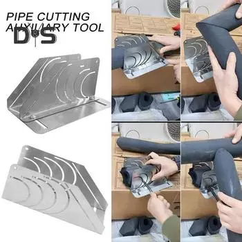 1/2 шт., резак для пенопластовых труб, регулируемая установка, резиновая изоляция, угол 45 градусов, точная регулировка размера резки, коррозионно-стойкая труба 1pc
