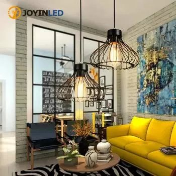 1/2 Pcs Industrial Retro Birdcage Ceiling Light-kitchen,dining Room, Corridor Pendant Light,No Bulb