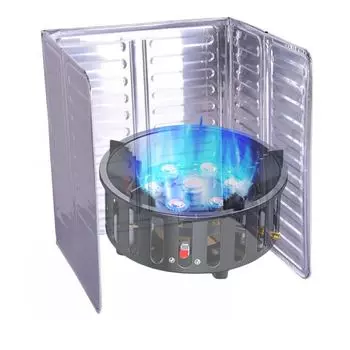 1/2 Pcs Outdoor Stove Windscreen Foldable Aluminum Foil Stove Windshield For Camping Cooking Burner Windproof Screen