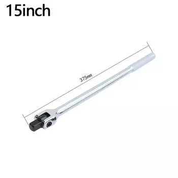 1/2 приводной гаечный ключ с удлинителем 10/15/18 дюймов, гибкая головка Cr-V на 180 градусов и гравированная нескользящая ручка, ремонтные инструменты