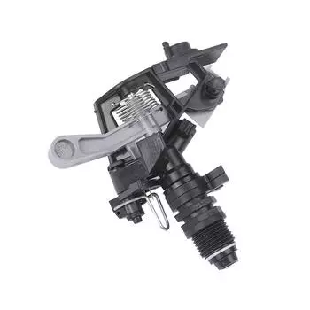 1/2 Регулируемый кулисный ударный дождеватель для сада, сельского хозяйства, полива, полива газона, вращающаяся струя на 360 градусов