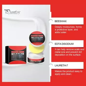 1/2 шт 100 г Крем для чистки кожи с губкой восстанавливает блеск водонепроницаемая защита удаление пятен паста для восстановления кожи для салона автомобиля 1pc