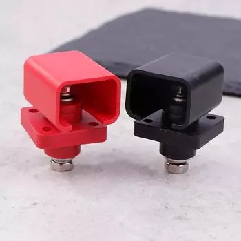 1/2 шт. 100A высокоточный терминал для хранения энергии, клеммная колодка для аккумулятора, аксессуары для электрического испытательного оборудования 1PCS красный