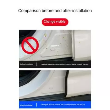 1/2 шт. 1 м уплотнительные полосы для дверей автомобиля, черная резина, хорошая эластичность, водонепроницаемая звукоизоляционная уплотнительная полоса, наклейка, автомобильные аксессуары