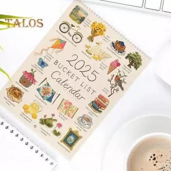 1/2 шт. 2025 календарь-список желаний календарь-подарочный буклет органайзер для садоводства ежегодный календарь посадок 1pc