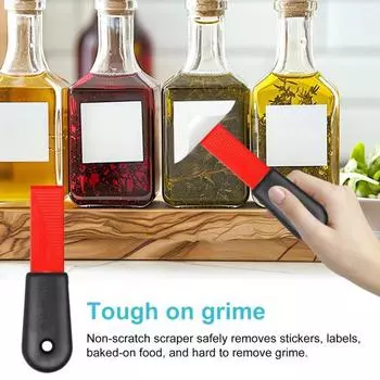 1/2 шт. 2-в-1 самозатачивающийся скребок для очистки, не царапающий автомобильные стекла, наклейки, этикетки, удаление пластиковых скребков с точилкой