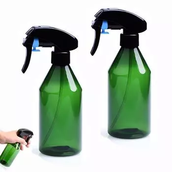 1/2 шт 300 мл пластиковый распылитель воды - мелкодисперсный распылитель для цветов, растений, садоводства, чистящих растворов 1pc зелёный