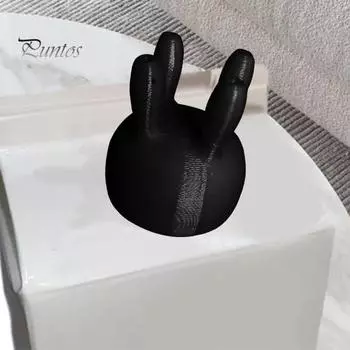 1/2 шт. 3D-печатная крышка для коробки с молоком, забавная крышка для разлива, новинка, коробочный дивертор, многоразовый доильный аппарат, сменные крышки, подделка под Рождество 1pc чёрный