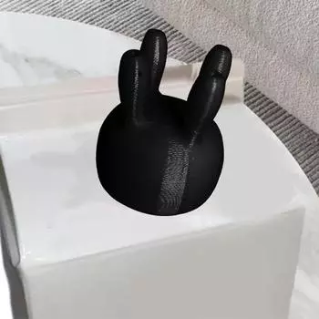 1/2 шт. 3D-печатная крышка для коробки с молоком, забавная крышка для разлива, новинка, коробочный дивертор, многоразовый доильный аппарат, сменные крышки, поддельные рождественские подарки 1pc чёрный