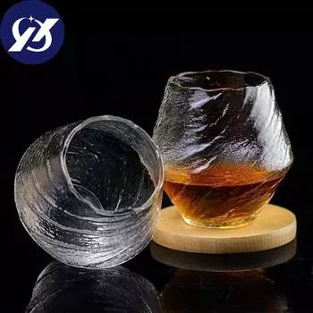 1/2 шт. 400 мл японская кованая стеклянная чашка W skey, термостойкая рюмка для сока, ликера