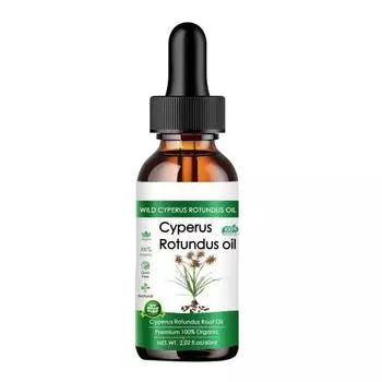 1/2 шт. 60 мл Масло Cyperus Rotundus для мужчин и женщин, масло для ухода после удаления волос, уменьшающее рост волос на теле, увлажняющее средство для кожи, питательное для растений 1pc