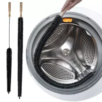 1/2 шт 70/75 см щетка для чистки радиатора многоцелевая гибкая длинная тонкая щетка для чистки стиральной машины инструмент для чистки воздуховодов щетка 1pc