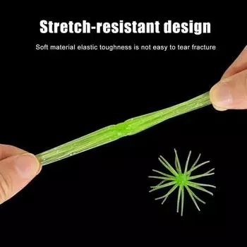 1/2 шт 9 см/2,8 г 11 см/8,7 г мягкая приманка для морского ежа с 24 юбками из ПВХ цветная искусственная приманка для ловли соленой воды, пресноводного окуня, судака, форели S красный