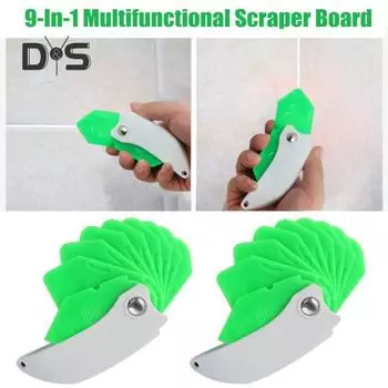 1/2 шт. 9-в-1 силиконовые инструменты для швов компактный дизайн портативная кухня многофункциональный улучшенный силиконовый набор инструментов для герметизации 1pc