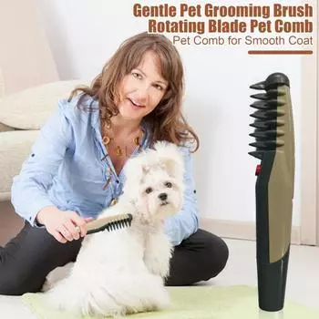 1/2 шт. электрическая расческа для ухода за домашними животными, средство для удаления узелков и колтунов из шерсти домашних животных, электробритвы, триммер для собак и кошек 1pc
