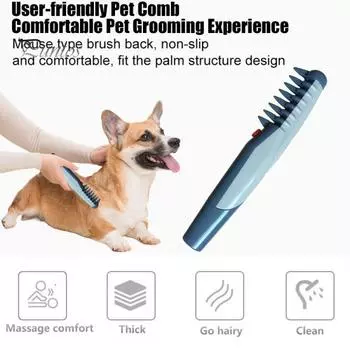 1/2 шт. электрическая расческа для ухода за домашними животными, средство для удаления узелков и колтунов из шерсти домашних животных, электробритвы, триммер для собак и кошек 1pc
