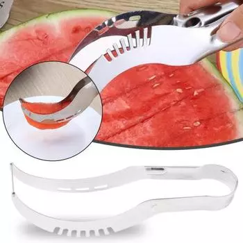 1/2 шт. Арбузный резак из нержавеющей стали с острым лезвием Фрукторезка кухонная 2pcs