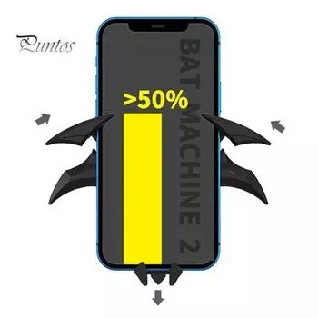 1/2 шт. Автомобильный держатель для телефона с крыльями летучей мыши, универсальное крепление для телефона на приборную панель автомобиля, дизайн «крыло летучей мыши», держатель для мобильного телефона на вентиляционное отверстие автомобиля, гибкий и усто