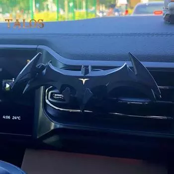 1/2 шт. Автомобильный держатель для телефона с крыльями летучей мыши, универсальное крепление для телефона на приборную панель автомобиля, дизайн «крыло летучей мыши», держатель для мобильного телефона на вентиляционное отверстие автомобиля, гибкий и усто