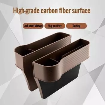 1/2 шт. Автомобильный ящик для хранения вещей, органайзер, универсальный органайзер для сиденья автомобиля, держатель для карточек и телефона, карманный органайзер для щелей в зазоре сиденья