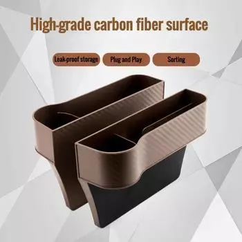 1/2 шт. Автомобильный ящик для хранения вещей, органайзер, универсальный органайзер для сиденья автомобиля, держатель для карточек и телефона, карманный органайзер для щелей в зазоре сиденья