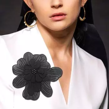 1/2 шт. аксессуары для одежды, трехмерная многослойная цветочная аппликация, пришивные нашивки