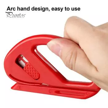 1/2 шт. Безопасный резак, резак для пленки, скрытое лезвие, триммер для упаковочной бумаги, легкий скользящий резак для рулонов упаковочной бумаги 1pc оранжевый
