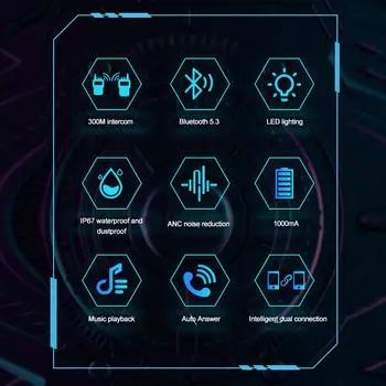 1/2 шт. Bluetooth мотоциклетный интерком шлем гарнитура беспроводной интерфон мотоциклист езда Intercomunicador водонепроницаемый громкая связь вызов