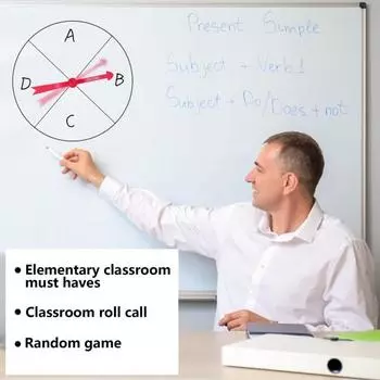 1/2 шт. Большая стрелка-спиннер с присоской, прочная указка, инструменты для занятий в классе начальной школы, математическая игра, помощь учителю A