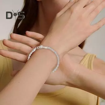 1/2 шт. браслет двухслойная витая запутанная цепочка однотонный полированный сплав простой стиль запястье ювелирные изделия для взрослых вечеринок клубный браслет золотистый