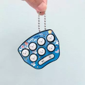 1/2 шт. Брелок для игры «Ударь крота», Светодиодные электронные игры на память для детей и взрослых