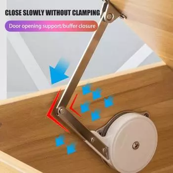 1/2 шт. буферный опорный стержень, прочные петли для ящиков, простая установка, мягкие петли для крышки, петли для ящика для хранения вещей для деревянного ящика для игрушек 1pc