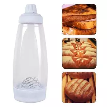 1/2 шт. Бутылка для смешивания теста с шариком блендера, венчиком для легкого мытья теста для блинов 1pc