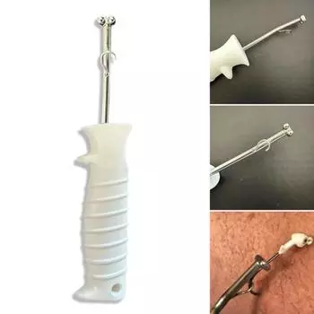 1/2 шт. быстросъемный экстрактор рыболовных крючков, съемник для рыболовных крючков, противоскользящая ручка для рыбалки 1pc