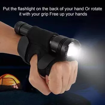 1/2 шт. Чехлы для фонариков на запястье, износостойкие, регулируемые, универсальные, утолщенные, держатели для фонариков для дайвинга 1pc