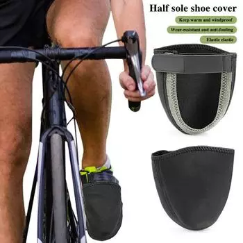 1/2 шт. чехлы для носков велосипедной обуви противоскользящие силиконовые эластичные зимние термальные полу S 1pc