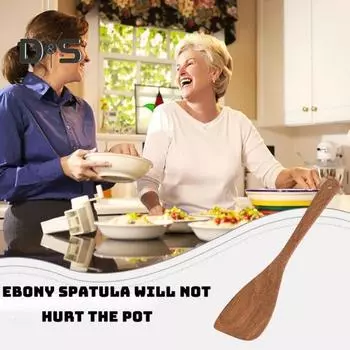 1/2 шт. Деревянные квадратные и диагональные лопатки для приготовления и помешивания, термостойкие кухонные инструменты для смешивания, гриля, подвесного хранения A