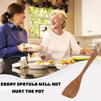 1/2 шт. Деревянные квадратные и диагональные лопатки для приготовления и помешивания, термостойкие кухонные инструменты для смешивания, гриля, подвесного хранения