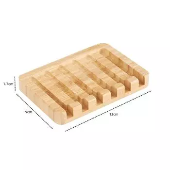 1/2 шт деревянные мыльницы со сливом воды натуральный домашний портативный бамбуковый держатель для мыла губка аксессуары для ванной комнаты органайзер лоток 1pcs
