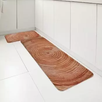 1/2 шт. Деревянный принт кухонный коврик украшение дома нескользящий удобный коврик для ног прихожая балкон крыльцо напольный коврик 1PC40X60CM