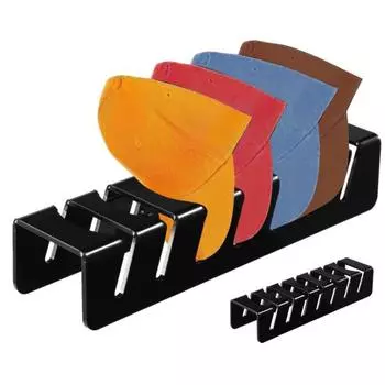 1/2 шт. держатель для бейсбольной кепки большой емкости, противоскользящий, устойчивый, акриловый, компактный, с защитой от трещин, настольная фуражка, подставка для хранения, дальнобойщик D