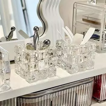 1/2 шт. держатель ложки для маски для лица ложка для крема для лица уход за кожей крем для глаз палочка кисточка органайзер